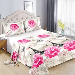 Lilianna Quick-Dry Performance Sheet Set 3PCS - Moisture Wicking, Ideal for Guest Rooms & Vacation Rentals