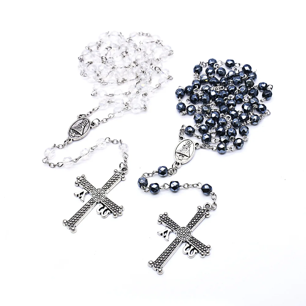 Wholesale Crystal Rosary Necklace 