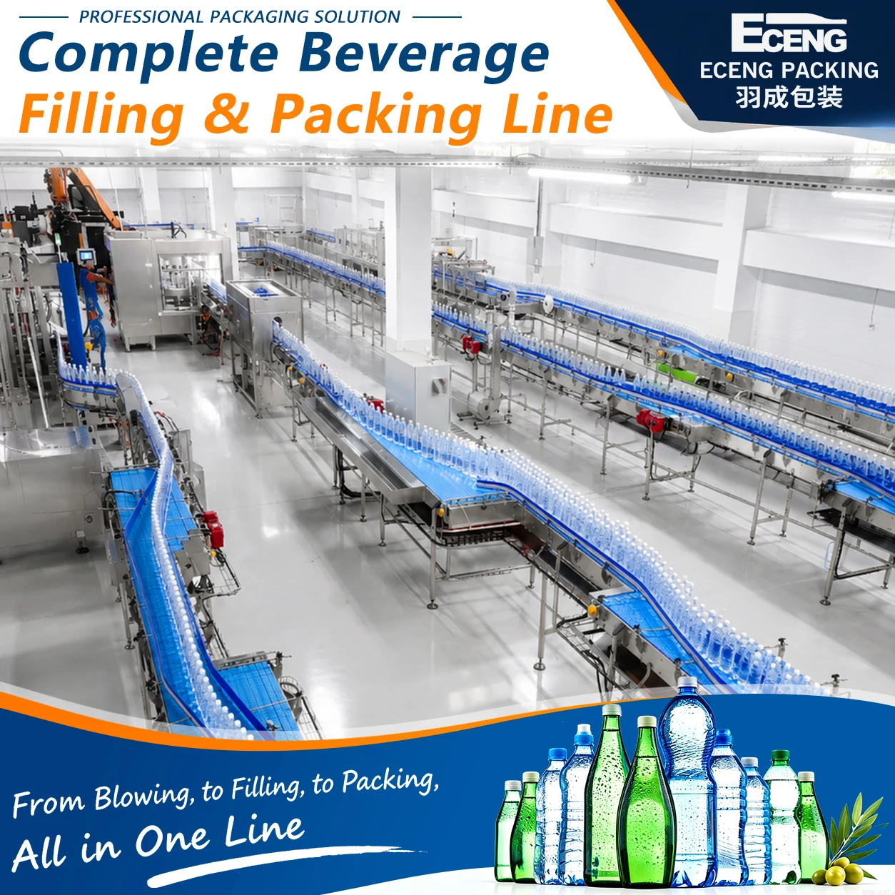 7000BPH Soda Manufacturing Plant Equipment with Integrated Water Treatment and Mixing for Turnkey Beverage Factory Setup