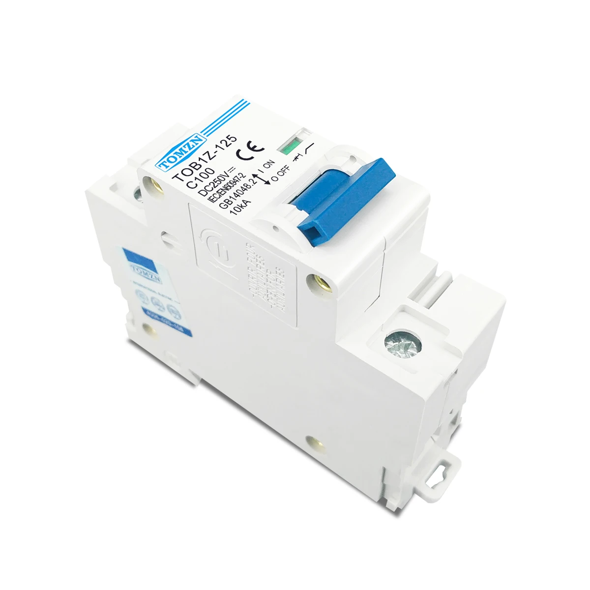 1P 125A DC MCB 250V  Circuit Breaker for PV System C Curve Battery Main Switch