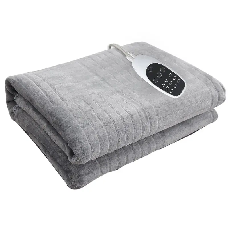 Hot Sale 100 Polyester Washable Double Electric Bed Warmer Electric