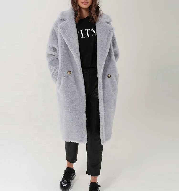 teddy bear duster coat