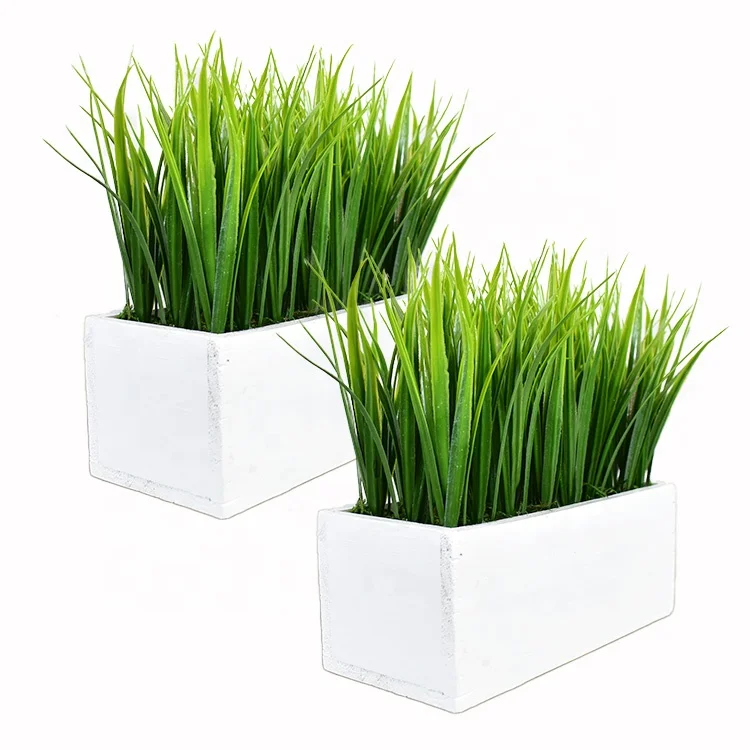 Factory Directly High Quality Artificial Grass Price Fake Plastic Potted for Office Desk Garden