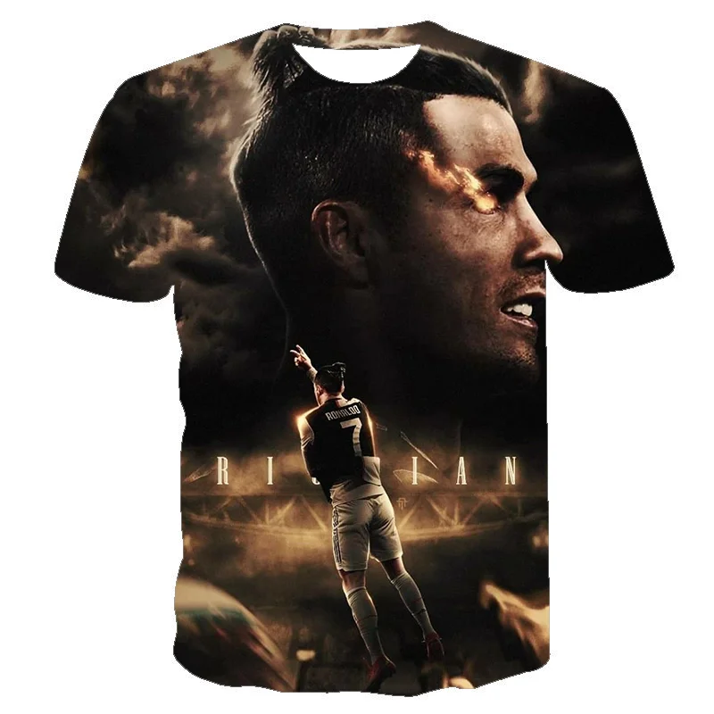 Summer New Fashion T-shirts another lengend Football soccer Star Cristiano  Ronaldo 3D shirt Printed 3d Men Women T Shirt Streetwear Top Tee