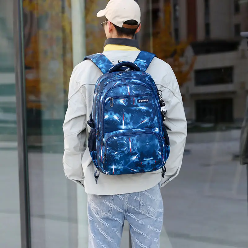 Large Capacity Waterproof Kids School Backpack Factory Price Colorful Campus Leisure Student Backpack for Girls and Boys