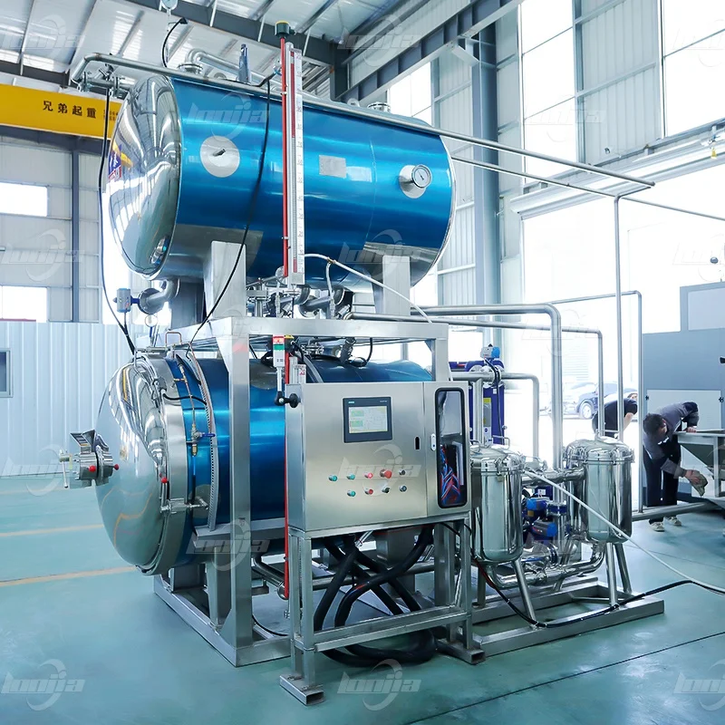 Automatic Sardine Can Sterilization Line CE Certification for Food Processing Continuous Sardine Can Sterilizer Machine