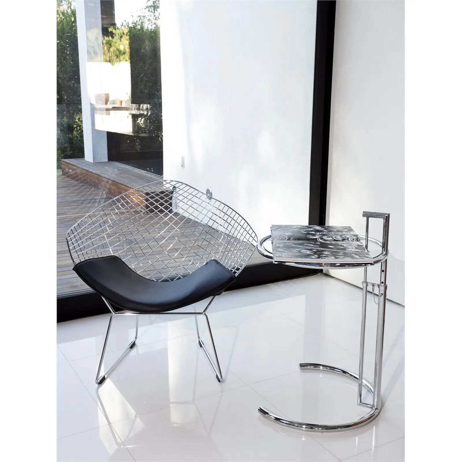 Bauhaus Typical Industrial Metal Lounge Chair Furniture Restaurant