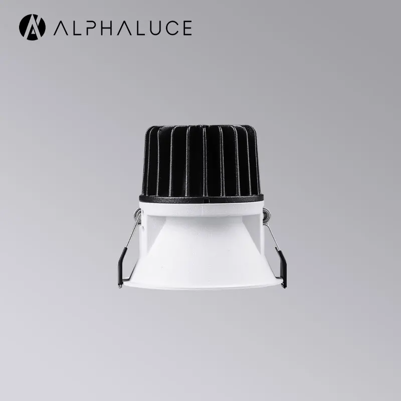 Alpha Lighting Dim to Warm 6500K Smart Ceil Led Downlight Round 10W Ip54 Bathroom Deep Downlight Led Recessed
