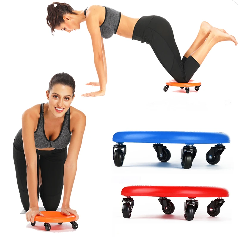 AB Abdominal 4 Wheel Triple Exercise Workout Roller Home Body Gym Fitness US Us1 for sale online 