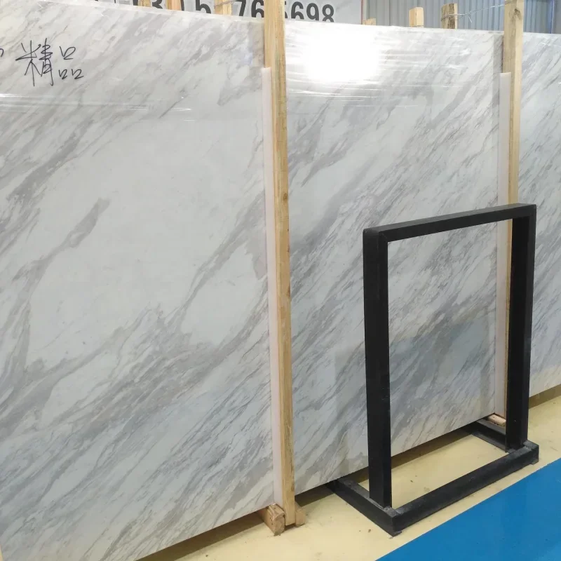 Factory direct cheap price beautiful bookmatch/bookmatched volakas marble vein match marble slab flooring