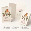 Tarjeta de semillas de Robin