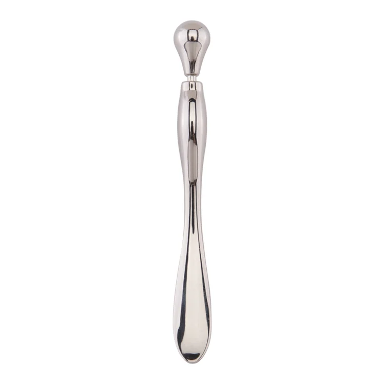Custom multifunction facial zinc alloy spoon mini eye roller massager stick