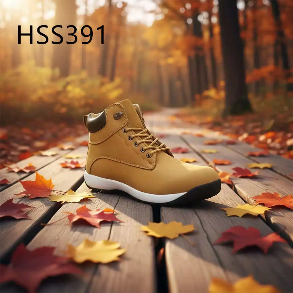 ZYF,Training Anti-puncture Sports Safety Shoes with Steel Toe Cap Bridge Building extra Shock-proof Sole Trainers Boots HSS391