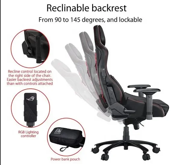 ROG Chariot RGB Gaming Chair Ergonomic Stylish Design