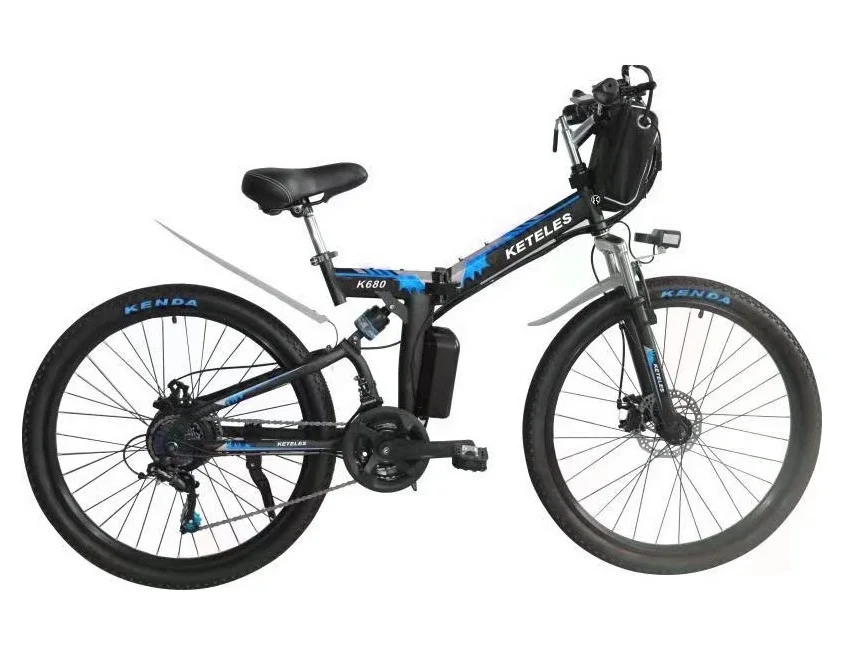 Wholesale Price Factory 250W/500W/1000W Motor 13AH Lithium Battery Electric Bike 26" inch Folding E-Bike Electric Folding Bike