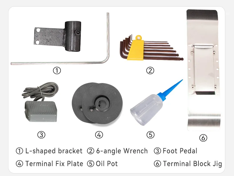 EW-5040 2T /4T High Precision Wire Molex/JST Terminal Crimping Machine Factory Cable Crimping Tools