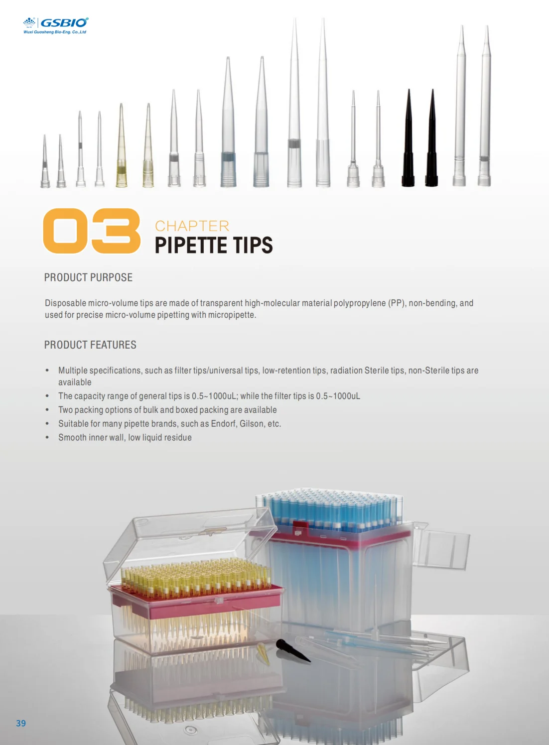 Ivd Consumables Universal Robotic Pipette Tip Lab Testing Sterilized