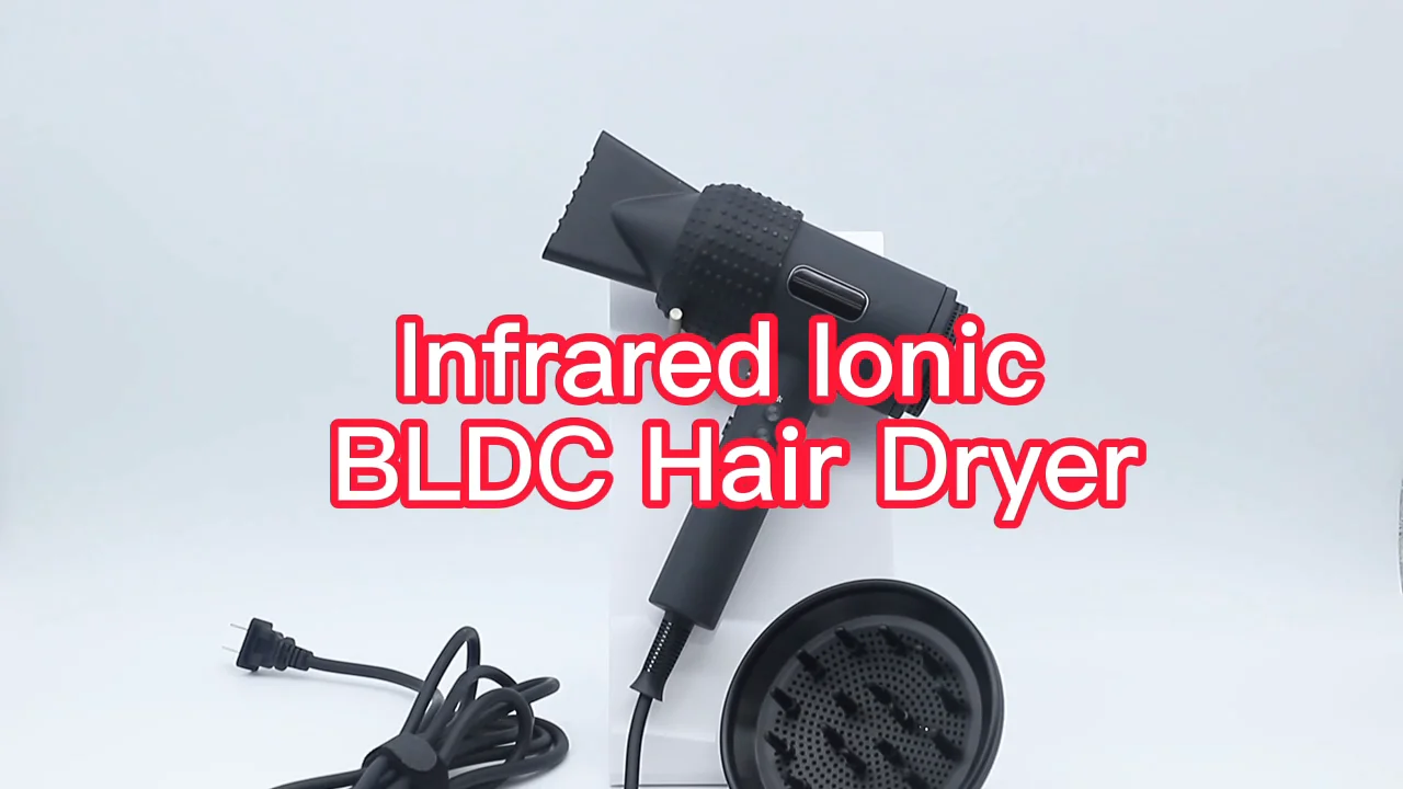Ionic Infrared Hair Dryer Machine Bldc Brushless Motor Blow Dryer