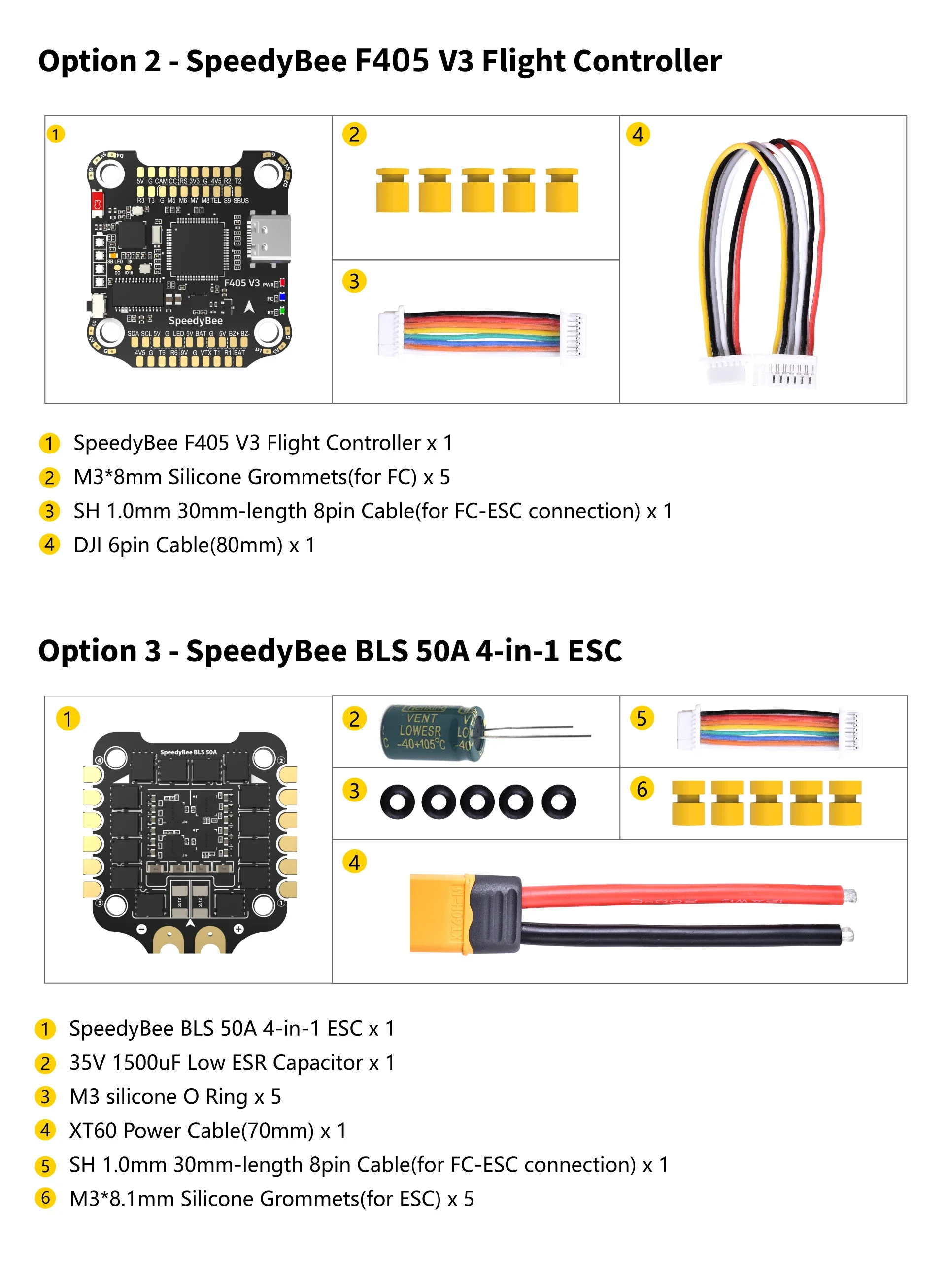 Speedybee F405 V3 50a Electric Flying Tower F4 Flight Control Bluetooth ...