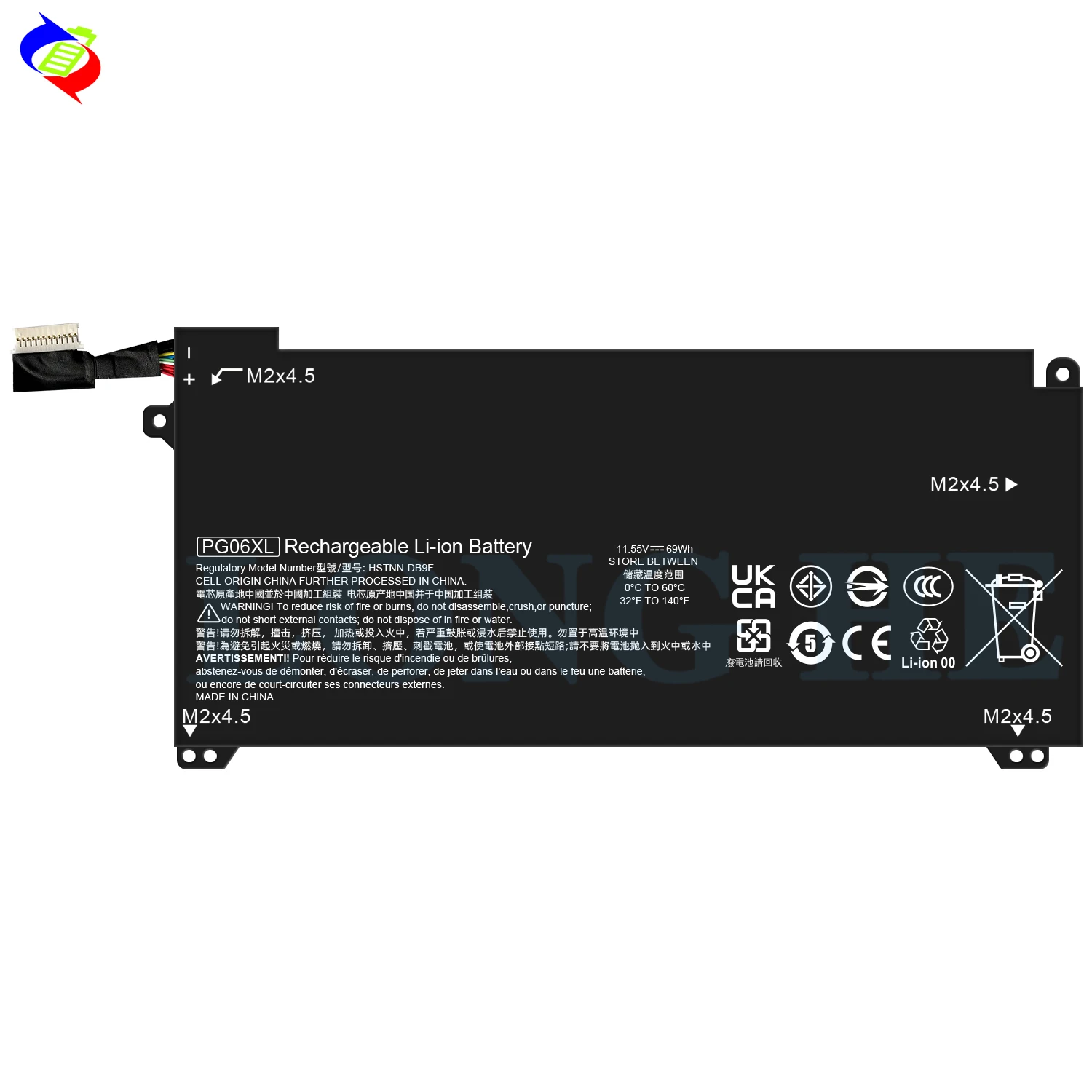 New Genuine PG06XL 69Wh Laptop Battery for HP OMEN 5 6Air 15
