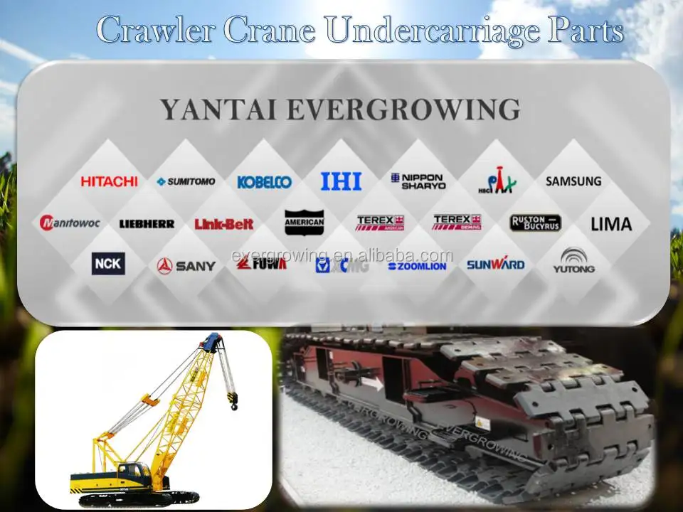 Steel Track Shoe Link for 50 Ton KH180-3 Crawler Crane