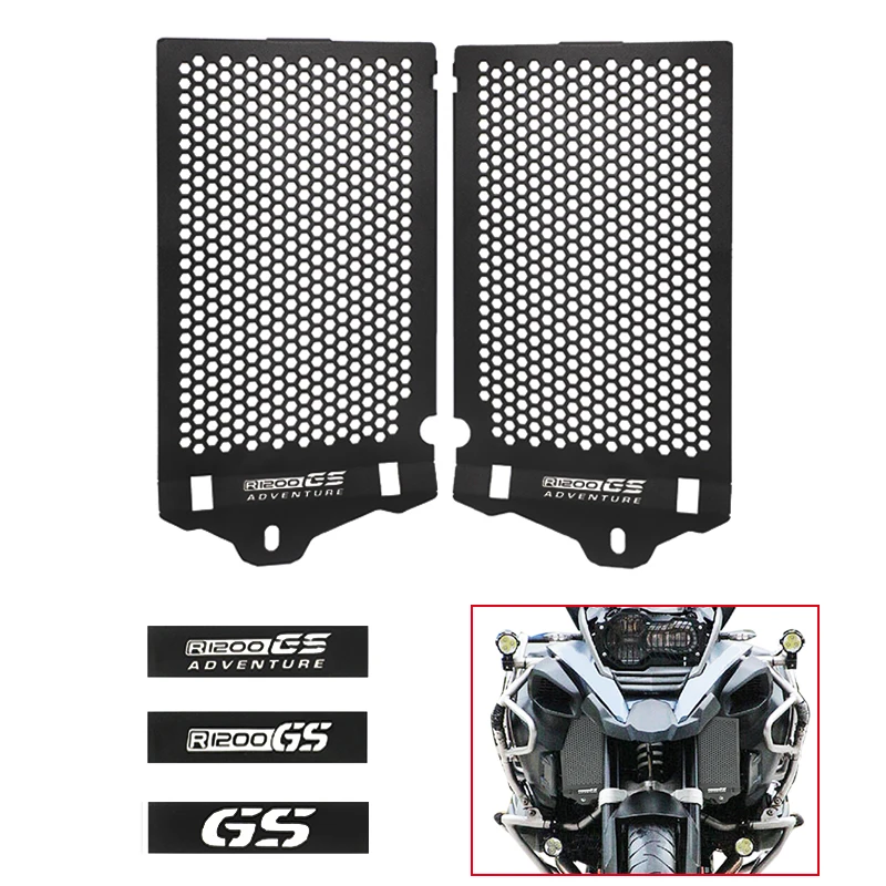 Radiator Guard Grille For BMW R1200GS / R1250GS LC Adventure - Aluminum Mesh Protection 9 thumbnail image