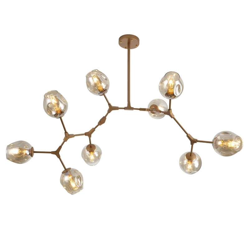 Custom Blown Irregular Shape Pendant Light Vintage Round Luxury Ceiling Replica Ingo Maurer Zettelz 5 Lamp