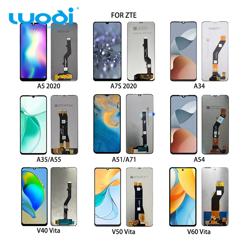 工場卸売価格 ZTE Axon 40 Ultraモデル用携帯電話液晶 デジタイザー