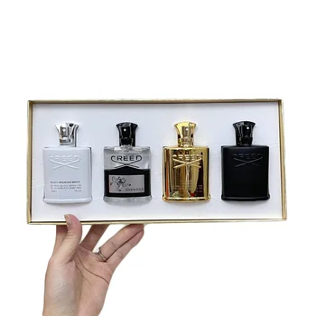 Brand Perfume Gift set 30ml*4 Creed Aventus Perfume Set Gift Set Cologne Eau De Parfum Lasting Body Spray Mini Perfume for Men