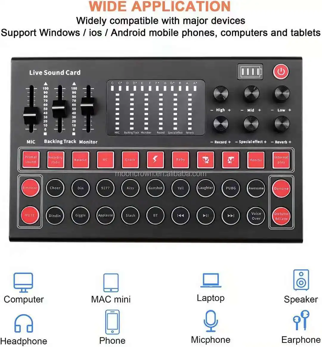 M9 Sound Card Bm800 Microphone Set USB Professional Home Studio Recording Equipment V9plus Karaoke Live Stream  X9 Sound Cards