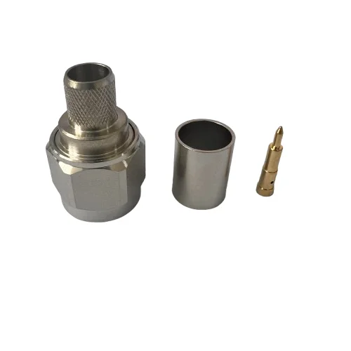 Top Class 6ghz Hexagonal N-C-J7 RF Connector Male N Connector Crimp 400 RG8 RG213 Cable Assembly