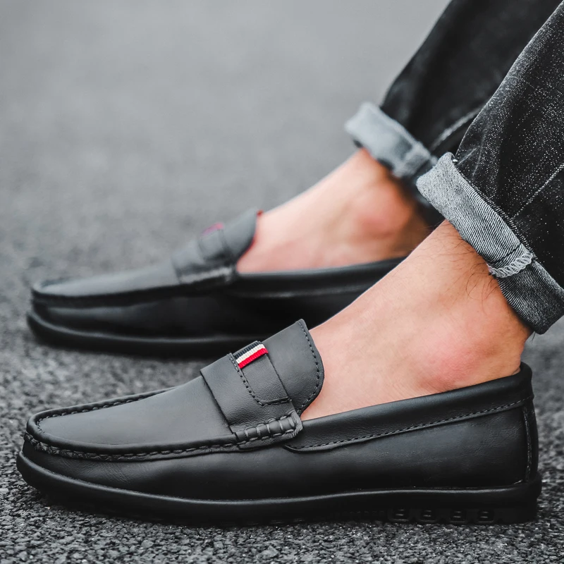 New Model Genuine Leather Mens Casual Dress Manufacturer Breathable Dress Shoes