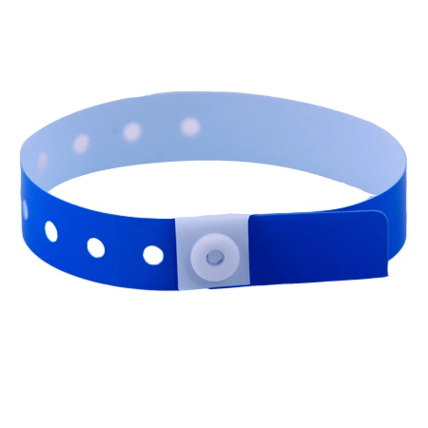 ISO14443A Compliant Asset Tags and Labels NFC Disposable PVC Wristband for Hotel Keyless Entry & Spa Services