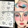 Colorful silver heart