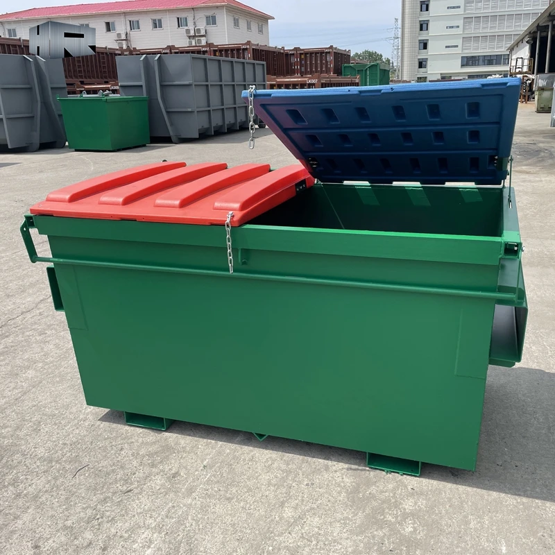 Front Load Dumpster Plastic Lids for Waste Treatment Machinery