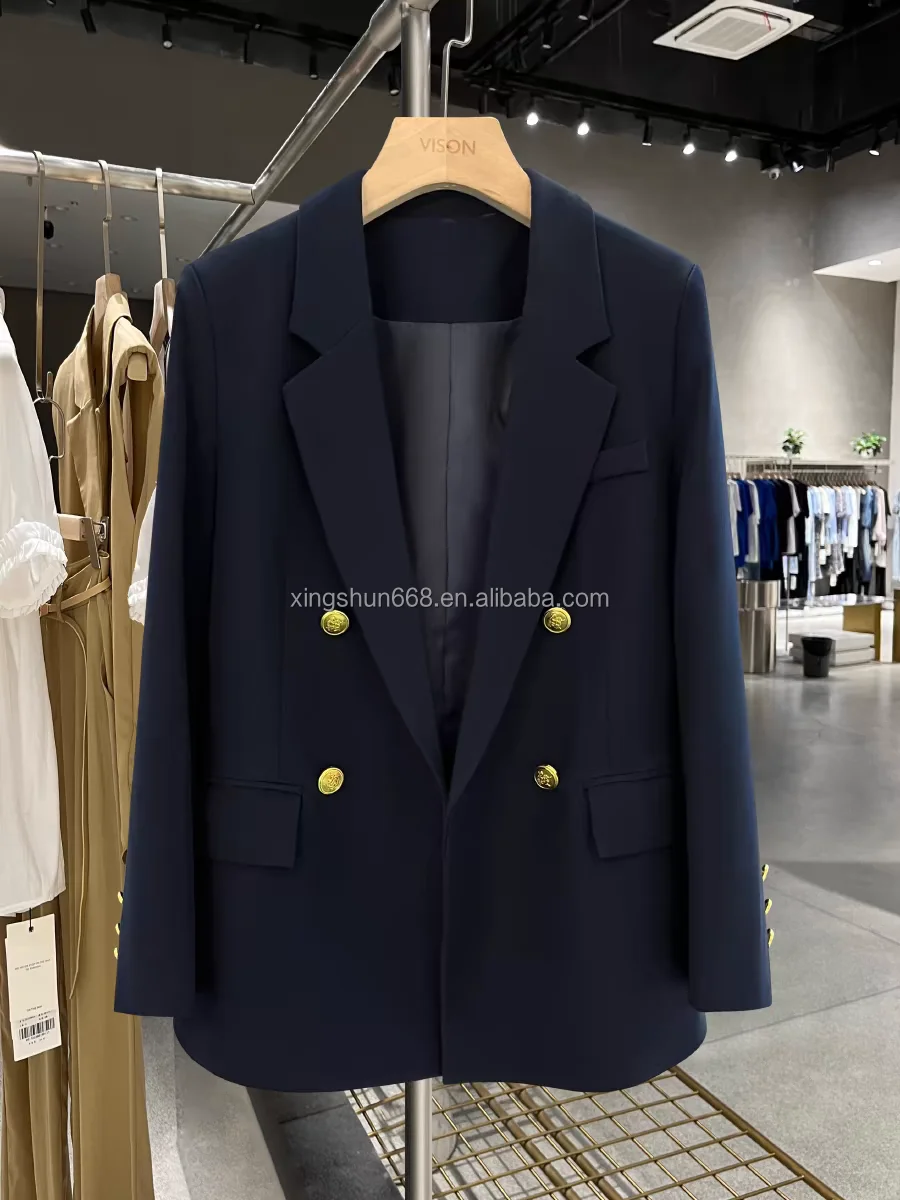 2025 New Arrivals Women's Formal Candy-Colored Suit Jackets Cheap Blazer Button Decoration Spring Fashion Leisure Coats Blazers