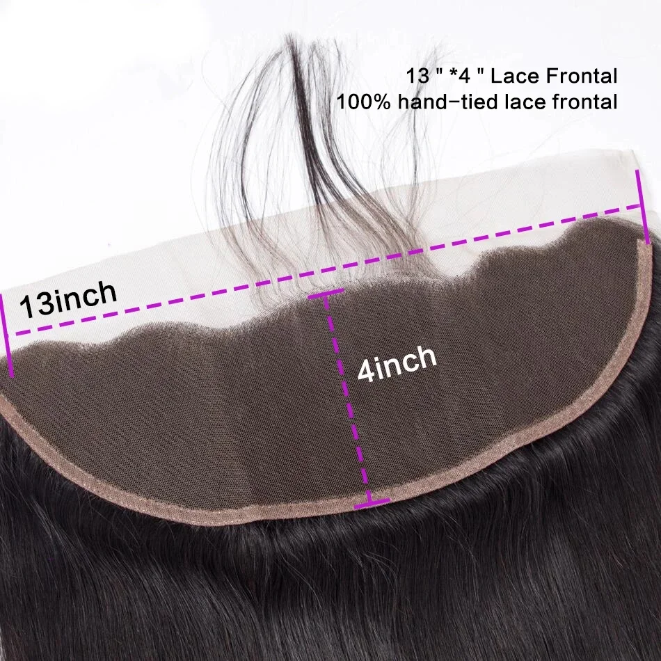 4x4 13x4 Transparent Lace Frontal Lukning Lige Vandbølget Kinky Krøllet Lace Closure 100% Remy Ægte Hår Forplukket_voghion.com