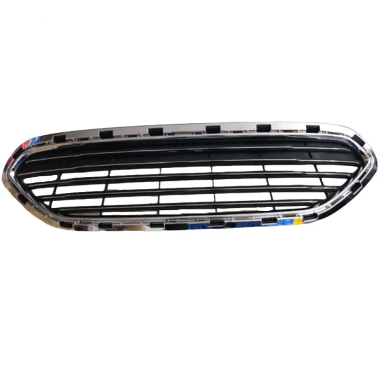 High Quality Car Accessories OEM D2BZ-17B968-AA Large Stock CENTER GRILLE Chromed Strips and Frame for Ford Fiesta AMERICAN