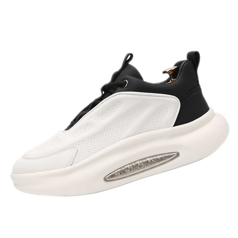 Men's Shoes 2024 New Summer Breathable Versatile Thick Sole Elevated Sports Shoes Casual Footwear