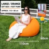 Naranja (empaque en caja de color + bomba de pie)