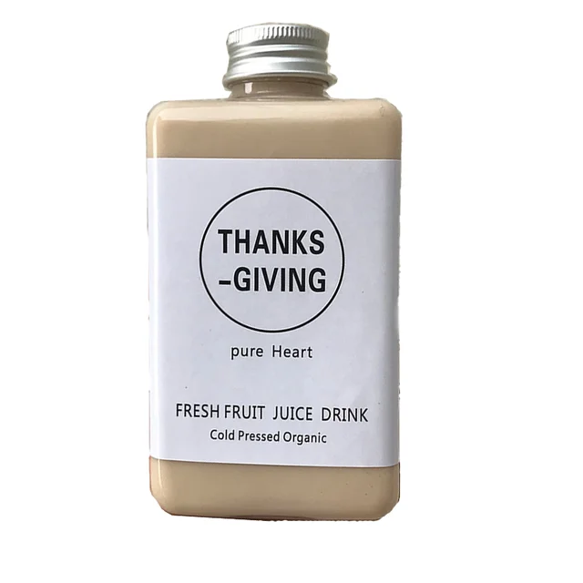 500ml Empty Cold Pressed Juice Square Boba Milk Tea Bottle With Cap