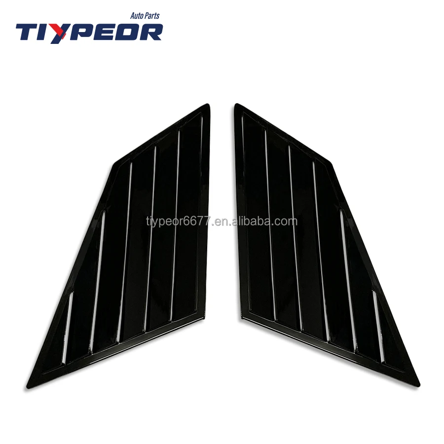 product tiypeor for kia kx5 sportage 2022   2023 rear side window louvers   air vent scoop shades cover blinds exterior accessories-4