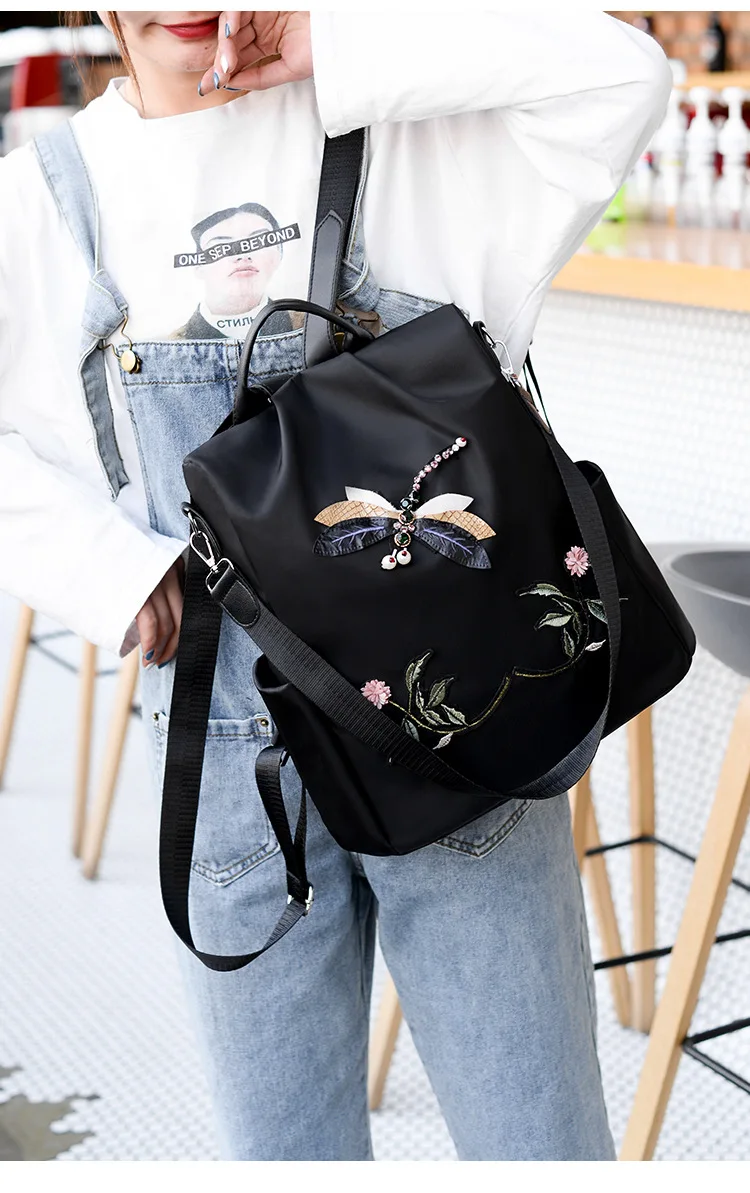 Twinkle Custom Womens 2025 New 3D Embroidery Dragonfly Chinese