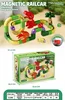 Dinosaur Magnetic Rail Car 115PCS