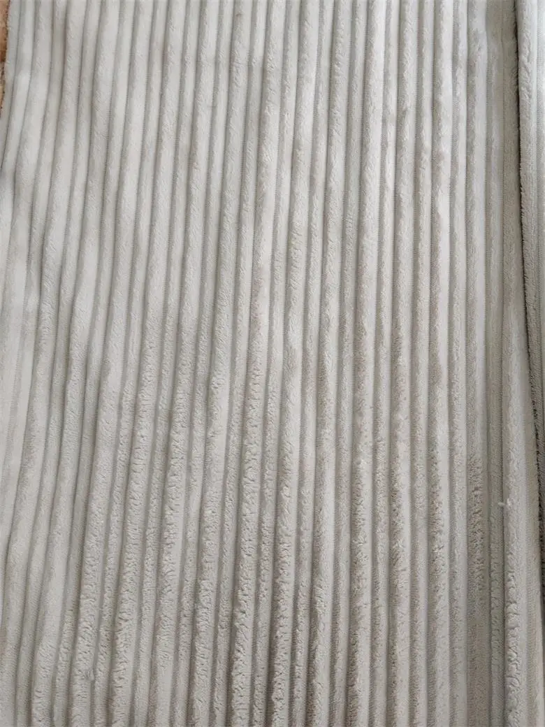 100% Polyester Corduroy Fabric Knitted Fleece Woven/Printed Stripes Design Girls' Dresses Sofas Suits Curtains Garments