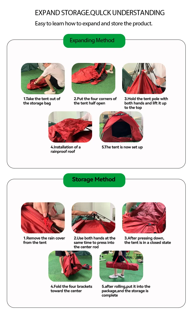 Good Quality Tents Camping Outdoor Waterproof Large Family For Sale