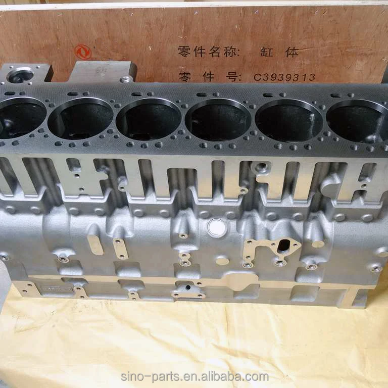 Cylinder Block Diesel Engine Spare Parts 6CT Cylinder Block 3939313 for 230  Horsepower