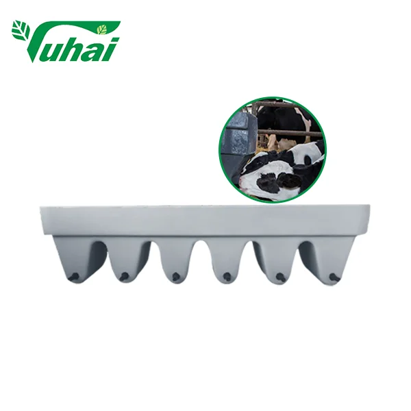 Automatic Feeding Bucket Trough for Calves with 6 Teats and Hooks Plastic Calf Feeder Equipment