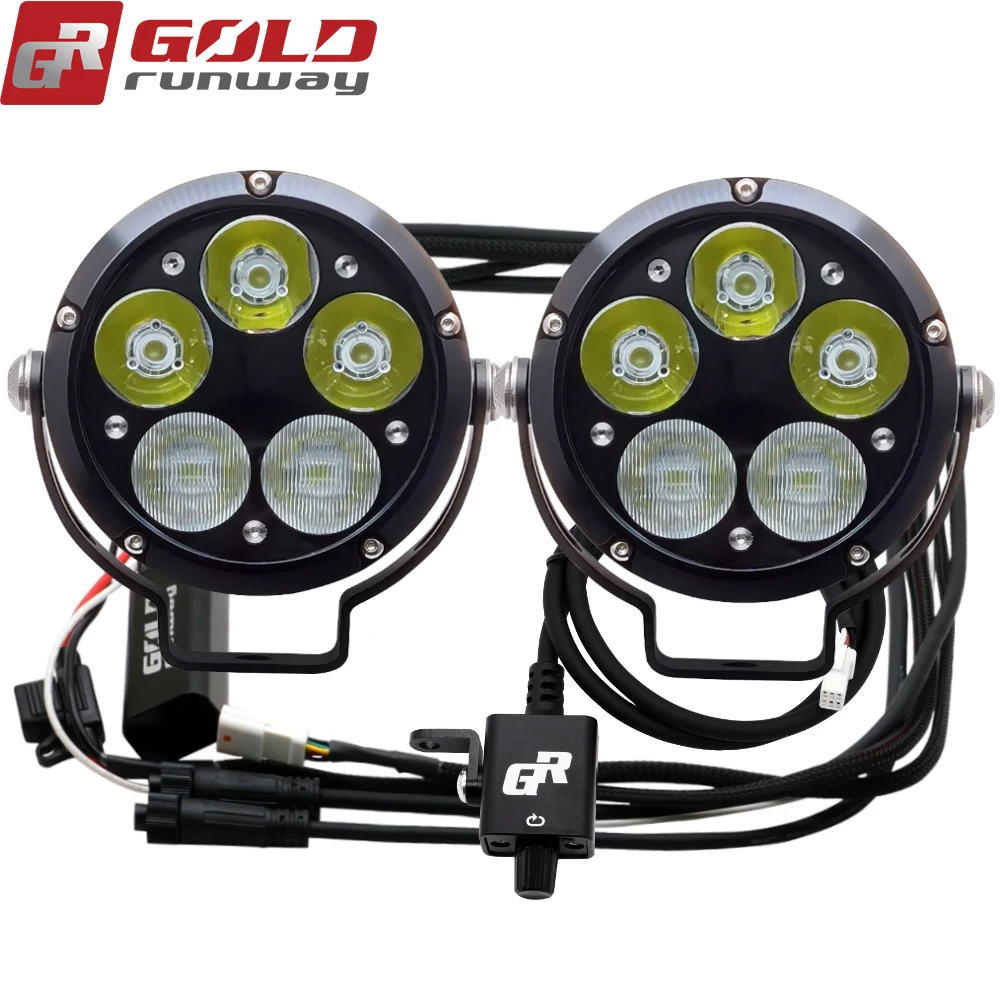 Подиумная Светодиодная лампа повышенной мощности золотого цвета 3 6 дюйма 50 Вт для внедорожников мотоциклов Аксессуары автомобилей