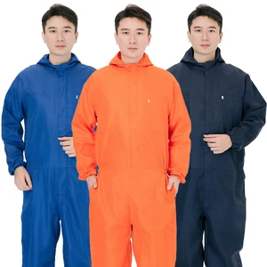 Wholesale Custom Work Coveralls Men Long Sleeve Cotton Jumpsuit Multi Pockets Overalls Safety Overalls Work Uniforms
